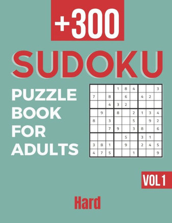 Sudoku - Puzzle Book For Adults/? Hard (Vol 1): Difficult Sudoku Puzzle Book for masters - Best Gift Idea Sudoku book for Adults