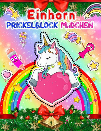 Einhorn Prickelblock Mädchen: 50 Prickelset Kinder Einhorn - Prickelbilder Set Kinder zu Prickeln Und Ausmalen Für Kinder Ab 5 - 7 - Prickel-set Ei