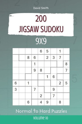 Jigsaw Sudoku - 200 Normal to Hard Puzzles 9x9 vol.10
