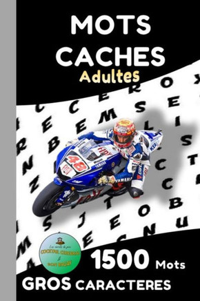 MOTS CACHES ADULTES 1500 Mots Gros Caractères - Les Carnets De Jeux Cocktail Cérébral & Bon Bagay: Mots Mêlés Gros Caractères Pour Seniors Adultes et