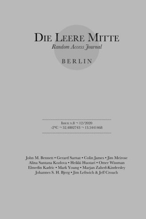 Die Leere Mitte: Issue 8 - 2020