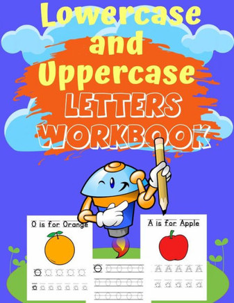 Lowercase and Uppercase letters Workbook: trace letters alphabet handwriting practice workbook, trace letters worksheet, upper and lowercase letters w