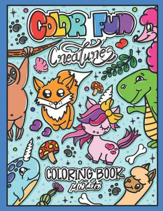 Color Fun Creatures: Coloring Book