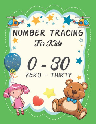 Number Tracing Book For kids: Preschool Number Tracing Math Workbook, Kindergarten and Kids Ages 3-5 Maths Activity Book