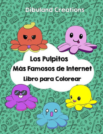 Los Pulpitos Más Famosos de Internet: libro para colorear animales y animales marinos para niños y niñas de 3 a 10 años de edad, un regalo perfecto pa