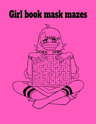 Girl book mask mazes