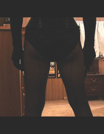 Transvestite Candy In Power Panties