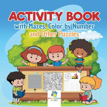 Activity Book With Mazes, Color By Number And Other Puzzles