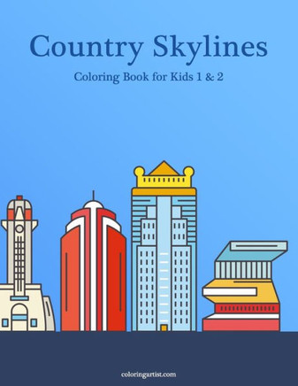 Country Skylines Coloring Book for Kids 1 & 2
