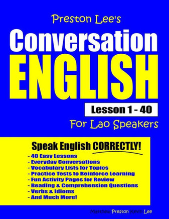 Preston Lee's Conversation English For Lao Speakers Lesson 1 - 40