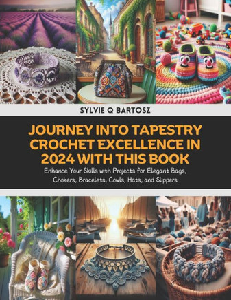 Journey into Tapestry Crochet Excellence in 2024 with this Book: Enhance Your Skills with Projects for Elegant Bags, Chokers, Bracelets, Cowls, Hats,