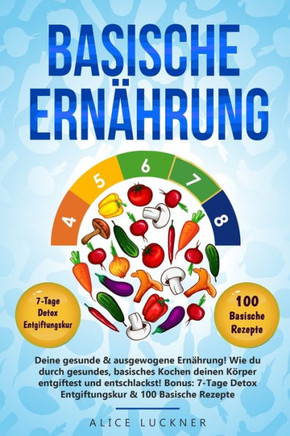 Basische Ernährung: Deine gesunde & ausgewogene Ernährung! Wie du durch gesundes, basisches Kochen deinen Körper entgiftest und entschlack