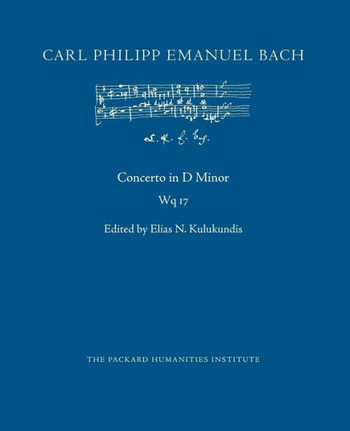 Concerto In D Minor, Wq 17 (Cpeb:Cw Offprints)