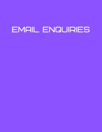 email enquiries purple: email enquiry book for general email quotations 120 pages cover in purple