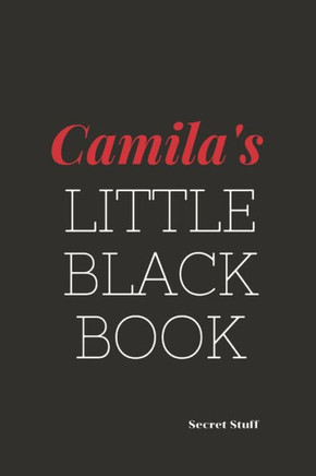 Camila's Little Black Book: Camila's Little Black Book