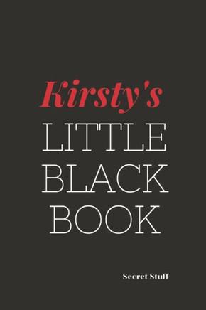 Kirsty's Little Black Book: Kirsty's Little Black Book