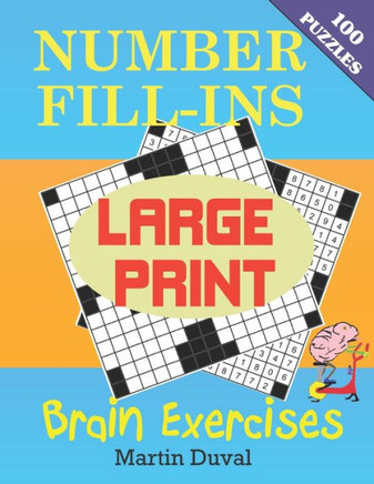 Number Fill-Ins Brain Exercises - Large Print