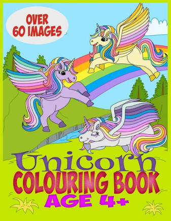 Unicorn Colouring Book 4