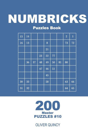 Numbricks Puzzles Book - 200 Master Puzzles 9x9 (Volume 10)