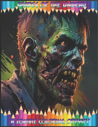 Shades of the Undead: A Zombie Coloring Odyssey