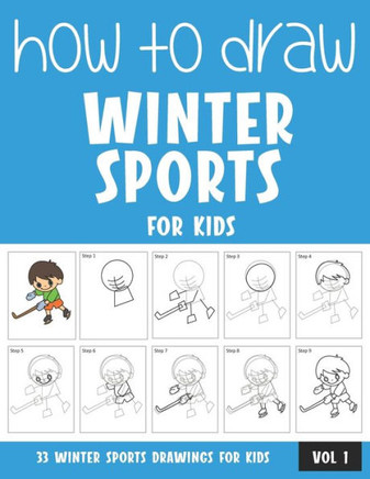 How to Draw Winter Sports for Kids - Vol 1