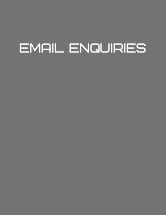 email enquiries grey: email enquiries book for general email quotations 120 pages cover in grey