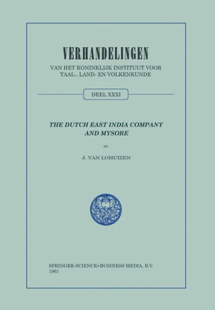 The Dutch East India Company and Mysore, 1762-1790