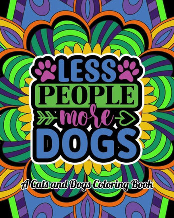 A Cats and Dogs Coloring Book