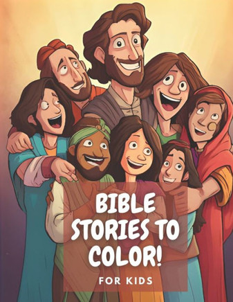 Bible stories to color for kids