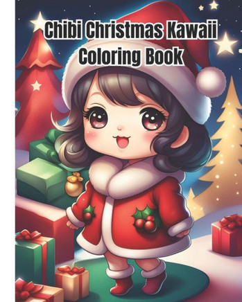 Chibi Christmas Kawaii Coloring Book: Merry Christmas Chibi and Kawaii Coloring Pages For Kids, Girls, Boys, Teens, Adults / Adorable Kawaii Christmas