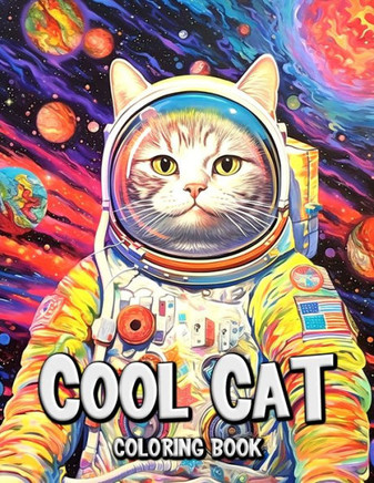 Cool Cat Coloring Book: Unlock Your Creativity with Stylish Cats Dressed in Unique Attires