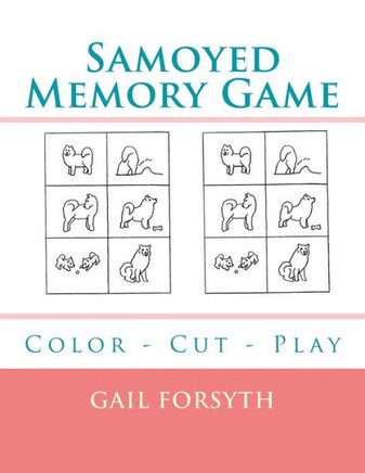 Samoyed Memory Game : Color - Cut - Play