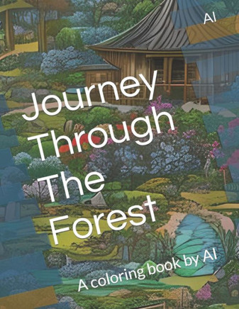Journey Through The Forest: A coloring book by AI