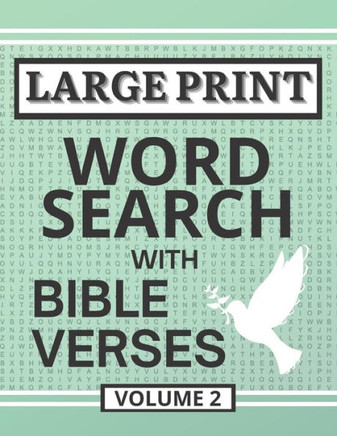 Large Print Word Search with Bible Verses, Volume 2: Word Search Activity Puzzles Filled with Grace and Truth from the Scriptures