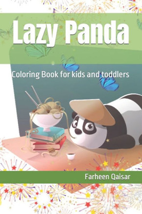 Lazy Panda: Coloring Book for kids and toddlers
