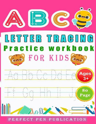 Letter Tracing for Preschoolers and Homeschool learning book for kids age 3+