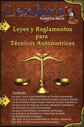 Leyes y Reglamentos para Técnicos Automotrices.