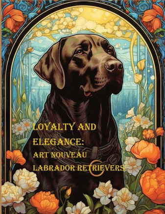 Loyalty and Elegance: Art Nouveau Labrador Retrievers