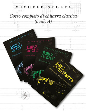 metodo di chitarra ""amo la chitarra"": Corso completo di chitarra classica A
