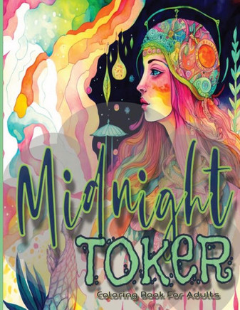 Midnight Toker: Coloring Book For Adults,