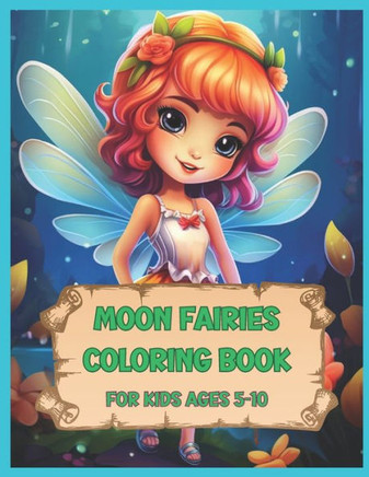 Moon Fairies Coloring Book For Kids Ages 5-10: Magical Moon Fairies: A Creative Coloring Book for Young Artists