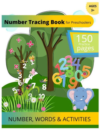 Number Tracing Book for Preschoolers: Number Tracing Book for Kindergarten - Number Tracing Book for Kids Ages 3-5 1-100 - Number Tracing Book for Tod