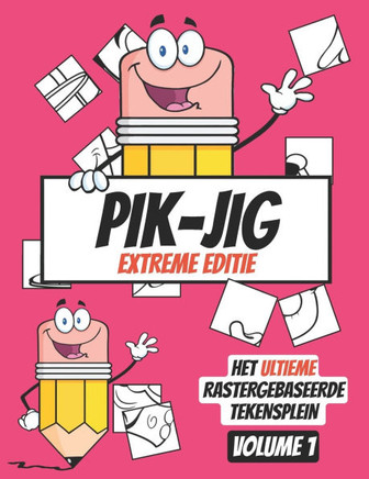 PIK-JIG - Activiteitenboek voor volwassenen - Tekenen op basis van een raster: Tijdverdrijf voor volwassenen