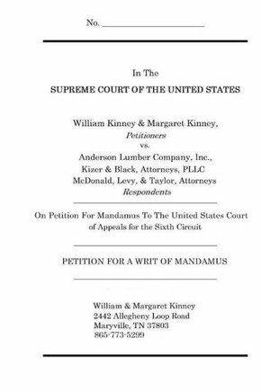 Petition For A Writ Of Mandamus