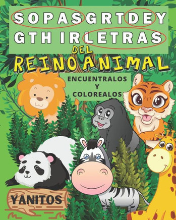 Sopas de Letras del Reino Animal: Encuéntralos y coloréalos