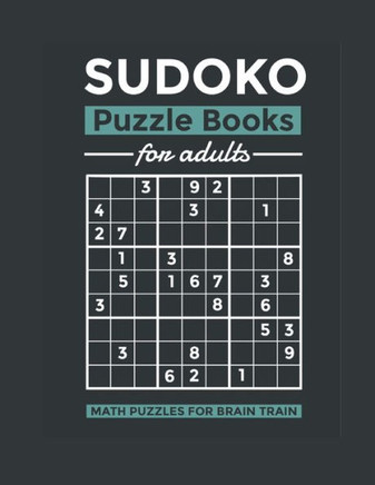 SUDOKO Puzzle Books for adults: Math Puzzles for Brain Train