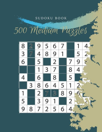 Sudoku Book 500 Medium Puzzles: Sudoku Puzzle Book With Medium Level of Difficulty