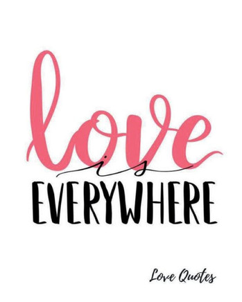 Love Quotes: Blank Book Large