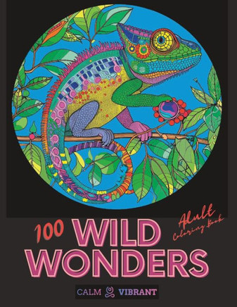 Wild Wonders: Adult Animal Coloring Book