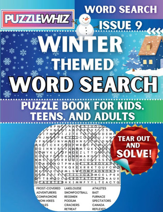 Winter - Themed Word Search - Fun & Educational Puzzles for Kids, Teens, and Adults (Large Print Edition): Featuring Engaging Themed Word Search Puzzl - Large Print